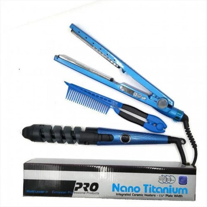 Plancha Nano Titanium Pro ( 3 EN 1 )
